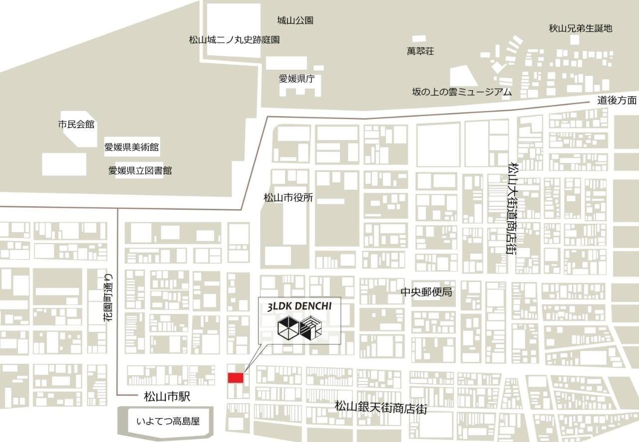 3Ldk Denchi Hotel Matsuyama  Luaran gambar